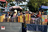 Tents serving all kinds of local cuisine in Malioboro street Yogyakarta. 